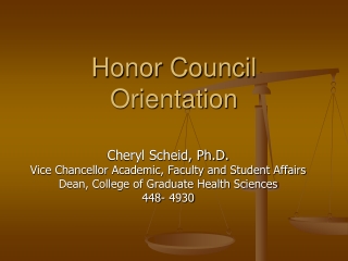 Honor Council Orientation