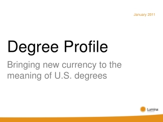 Degree Profile