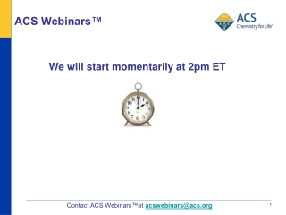 ACS Webinars™