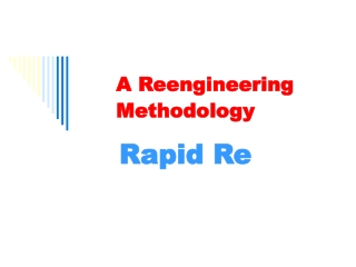 A Reengineering Methodology
