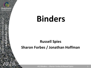 Binders