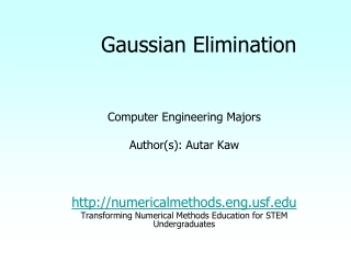 Gaussian Elimination