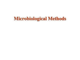 Microbiological Methods