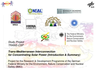 Study Project  TRANS-CSP Trans-Mediterranean Interconnection