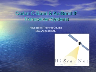 Codan C-Band &amp; Ku-Band IF Transceiver Systems