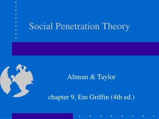 Social Penetration Theory