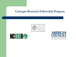 Carnegie  Research Fellowship Program