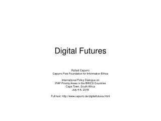 Digital Futures