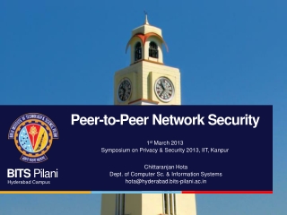 Peer-to-Peer Network Security