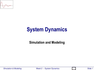 System Dynamics