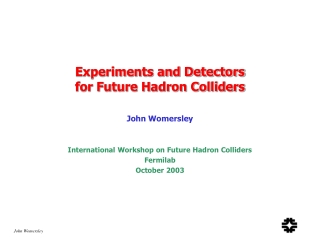 Experiments and Detectors  for Future Hadron Colliders