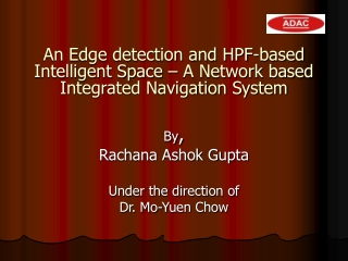 An Edge detection and HPF-based Intelligent Space – A Network based Integrated Navigation System