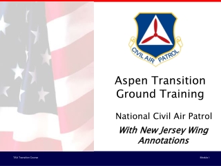 Aspen Transition Ground Training