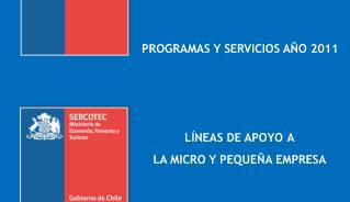 PROGRAMAS Y SERVICIOS AÑO 2011