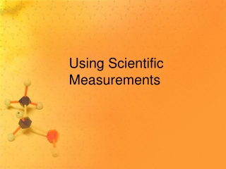 Using Scientific Measurements