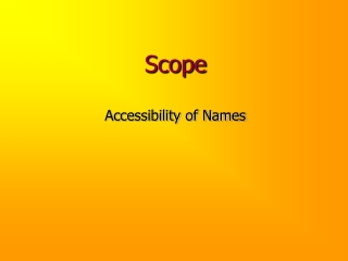 Scope