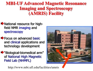 National resource for high-field NMR  imaging  and  spectroscopy