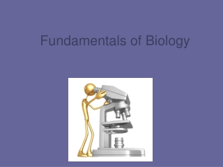 Fundamentals of Biology