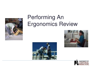 Performing An Ergonomics Review