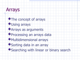 Arrays