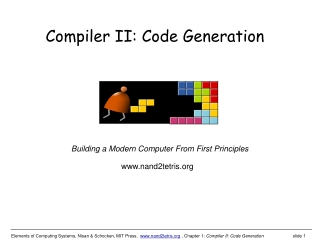 Compiler II: Code Generation