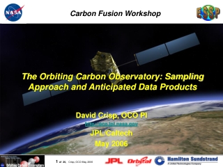 The Orbiting Carbon Observatory: Sampling Approach and Anticipated Data Products