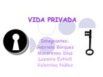 VIDA PRIVADA