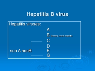 Hepatitis B virus