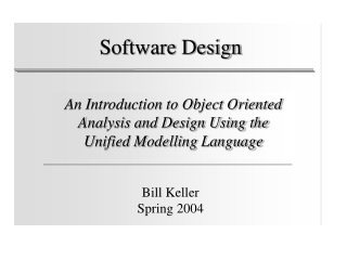 Software Design
