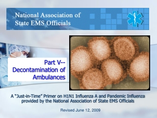 Part V--Decontamination of Ambulances