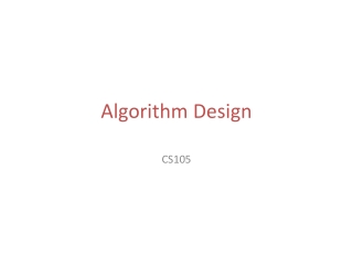 Algorithm Design