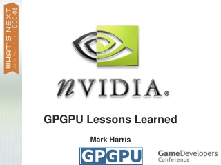 GPGPU Lessons Learned