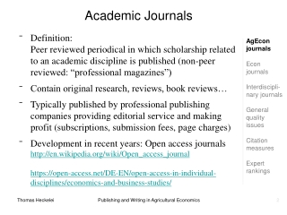 Academic Journals