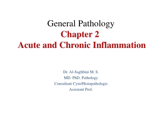 General Pathology Chapter 2   Acute and Chronic Inflammation