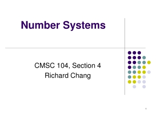 Number Systems