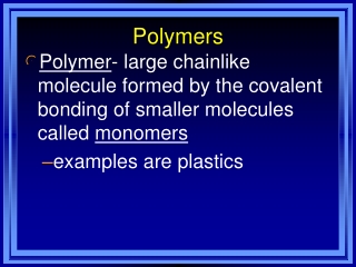 Polymers