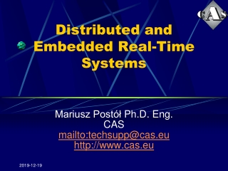 Distributed and Embedded Real-Time Systems