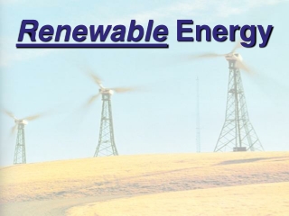 Renewable  Energy