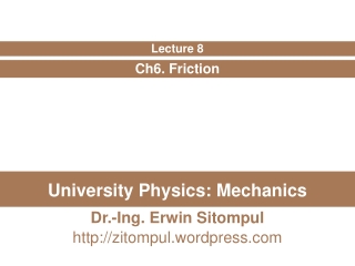 University Physics: Mechanics