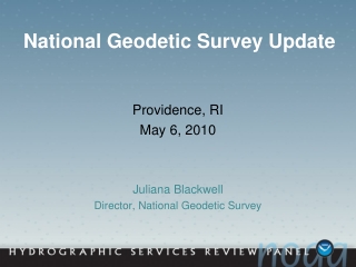 National Geodetic Survey Update