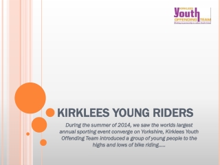 KIRKLEES YOUNG RIDERS