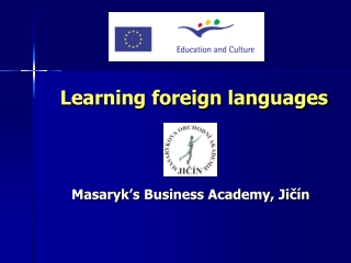 Learning foreign languages