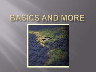 Basics and More