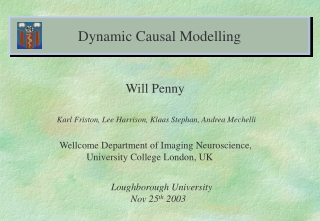 Dynamic Causal Modelling