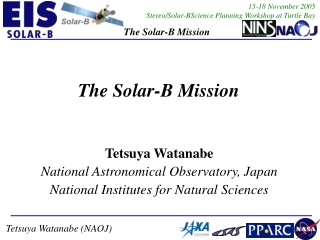 The Solar-B Mission