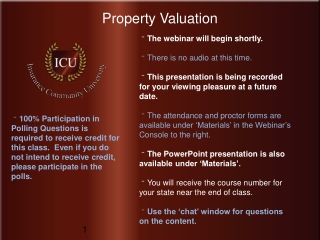 Property Valuation