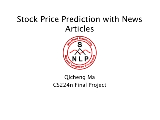 Stock Price Prediction with News Articles