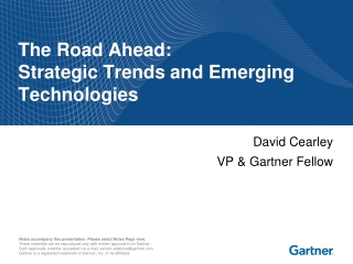 The Road Ahead: Strategic Trends and Emerging Technologies