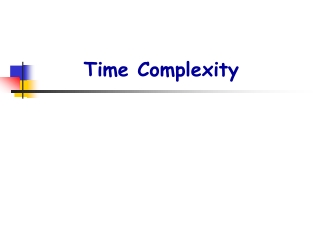 Time Complexity