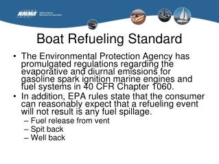 Boat Refueling Standard